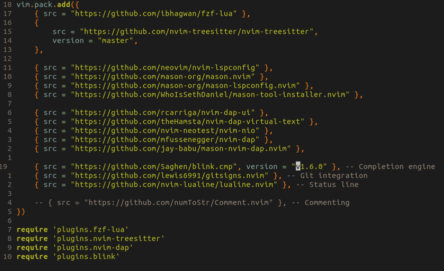 Plugin Package Manager code
